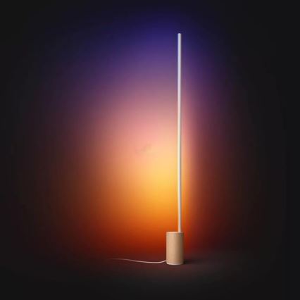 Philips - Lampada da terra dimmerabile LED RGBW Hue SIGNE LED/29W/230V 2000-6500K beige