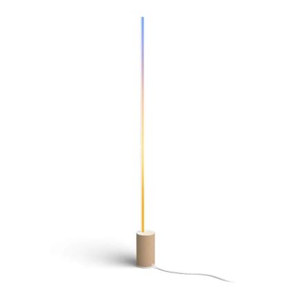 Philips - Lampada da terra dimmerabile LED RGBW Hue SIGNE LED/29W/230V 2000-6500K beige