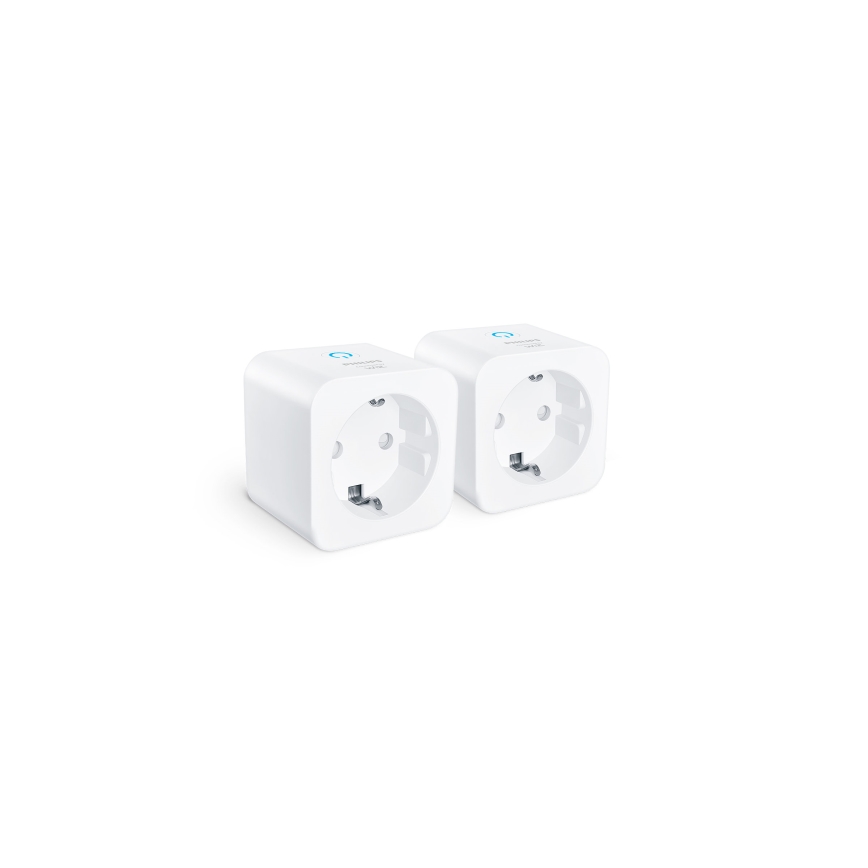 Philips - Kit 2x prese smart SCHUKO 2300W Wi-Fi