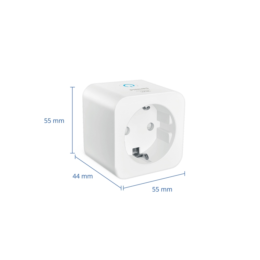 Philips - Kit 2x prese smart SCHUKO 2300W Wi-Fi