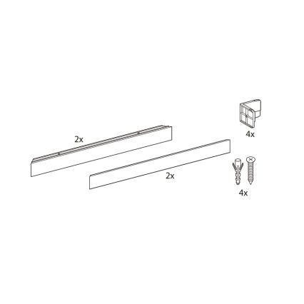 Philips - Kit per montaggio a plafone per pannelli LED LEDINAIRE e CORELINE