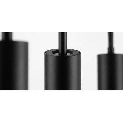 Philips - Lampada a sospensione con cavo per sistema a binario EASYLINK, 3x GU10/7W/230V, 1 m, nera