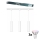 Philips - Lampada a sospensione LED RGBW dimmerabile su cavo per il sistema a binario EASYLINK HUE 3xGU10/4,7W/230V 2200-6500K 1m bianco