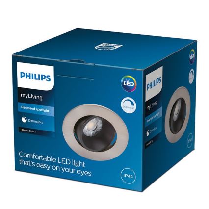 Philips - Lampada da bagno LED dimmerabile ABROSA 1xLED/9W/230V IP44