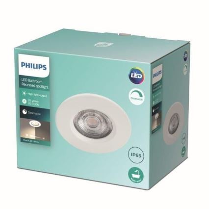 Philips - Lampada da bagno LED dimmerabile LED/5W/230V 2700K IP65