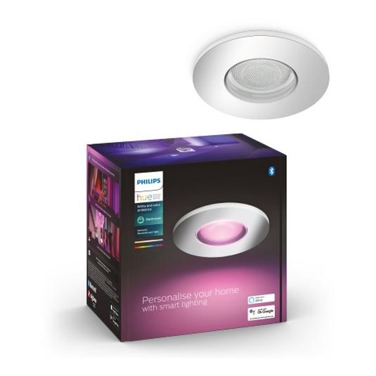 Philips - Lampada da bagno LED RGB dimmerabile Hue 1xGU10/5,7W/230V IP44