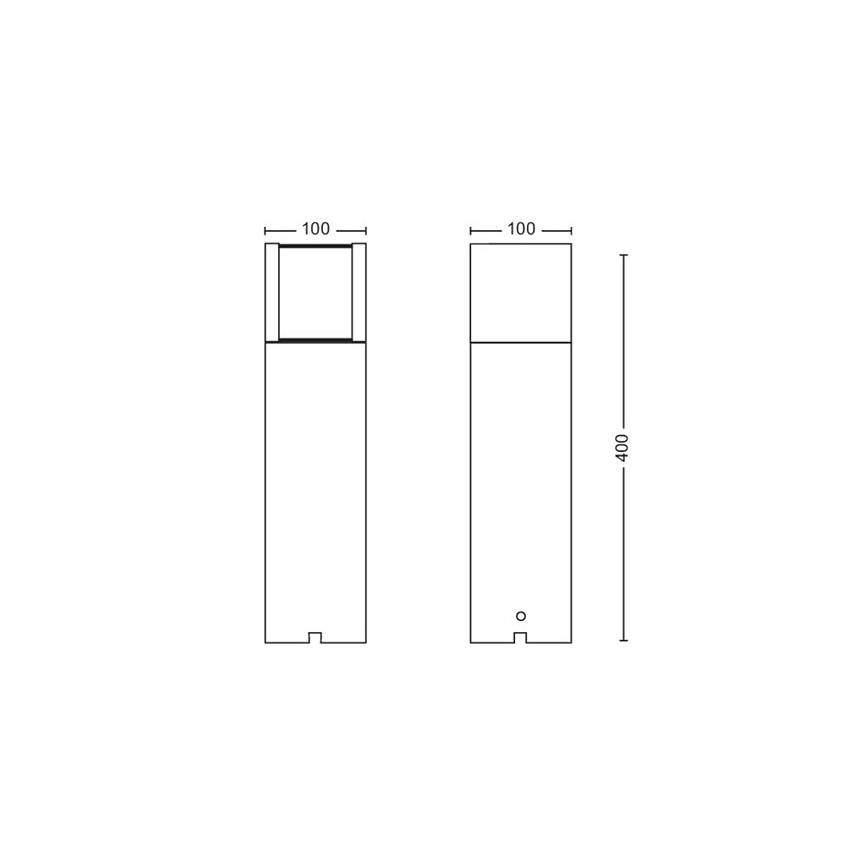 Philips - Lampada da esterno a LED LED/6W/12V 2700K IP44