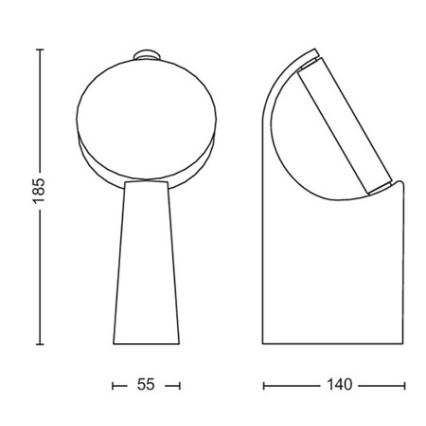 Philips - Lampada da esterno a LED LED/7W/230V 4000K IP44