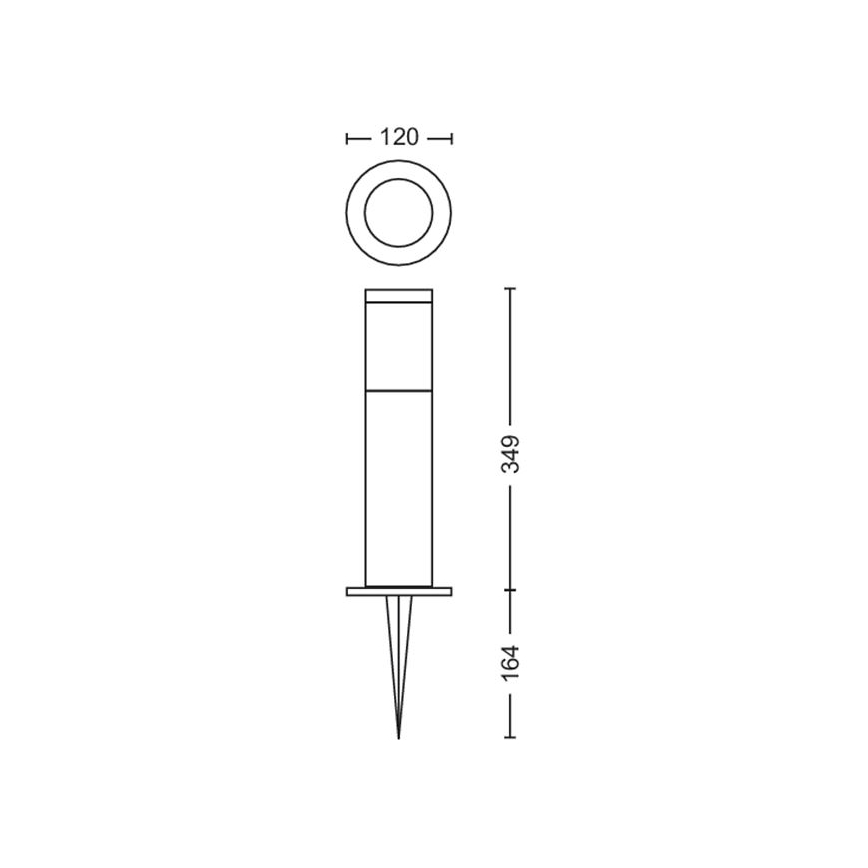 Philips - Lampada da esterno a LED GARDENLINK LED/6W/12V 2700K IP44