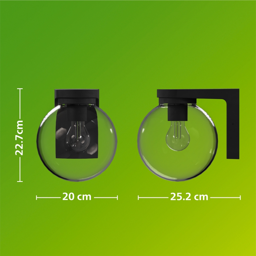 Philips - Lampada da esterno a parete ULIO 1xE27/25W/230V IP44