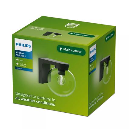 Philips - Lampada da esterno a parete ULIO 1xE27/25W/230V IP44