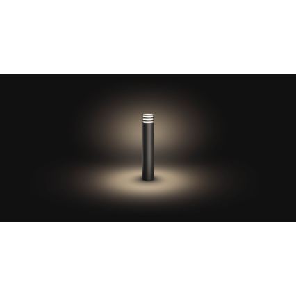 Philips - Lampada LED RGB dimmerabile da esterno Hue LUCCA 1xE27/8,1W/230V 77 cm 1000-20000K IP44