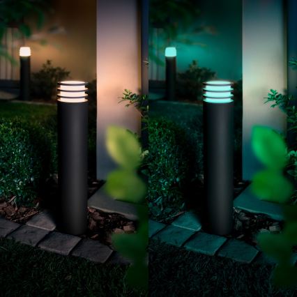Philips - Lampada LED RGB dimmerabile da esterno Hue LUCCA 1xE27/8,1W/230V 77 cm 1000-20000K IP44