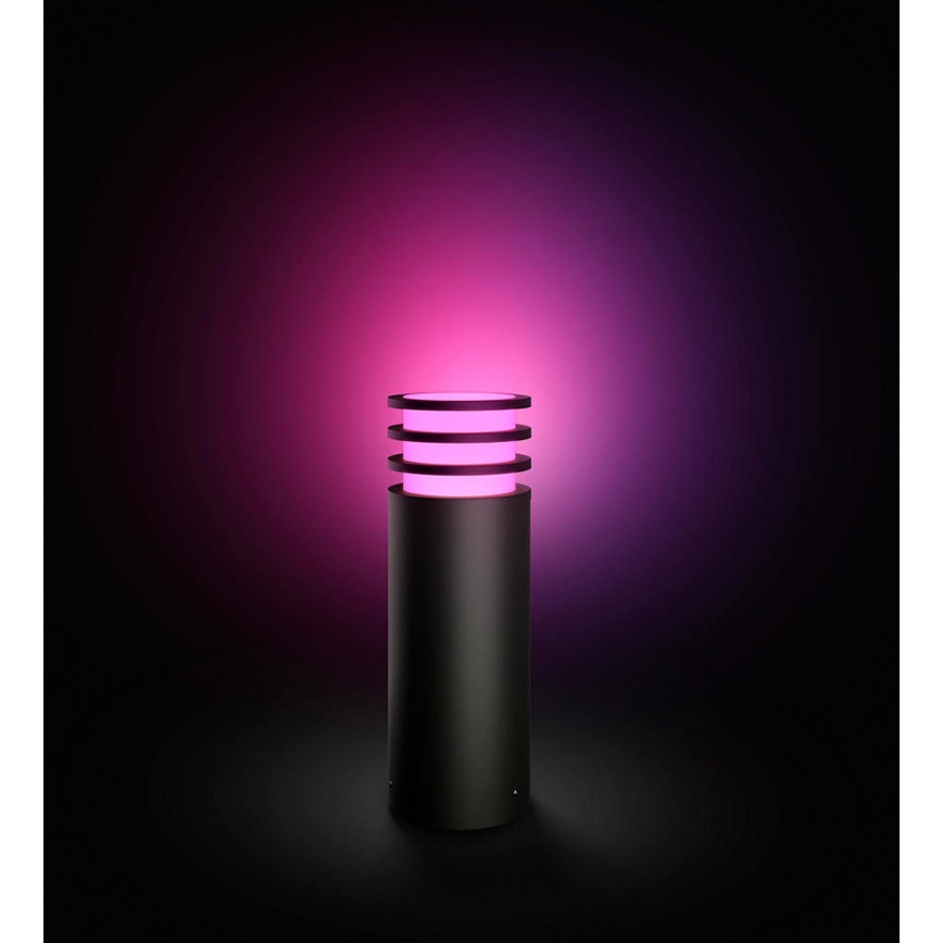 Philips - Lampada da esterno dimmerabile LED RGB Hue LUCCA 1xE27/8,1W/230V 25 cm 1000-20000K IP44
