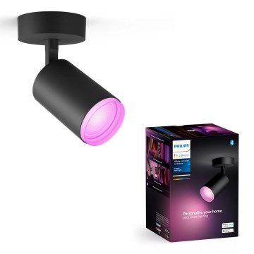 Philips - Lampada da incasso dimmerabile LED RGBW Hue FUGATO 1xGU10/4,2W/230V 2000-6500K nero