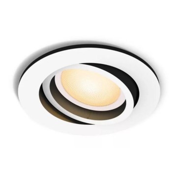 Philips - Lampada da incasso LED dimmerabile Hue MILLISKIN 1xGU10/4,2W/230V 2200-6500K bianco