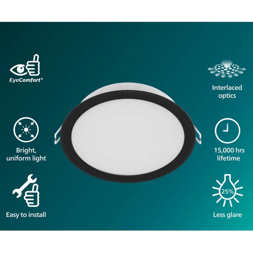 Philips - Lampada da incasso LED MESON LED/20W/230V 3000K