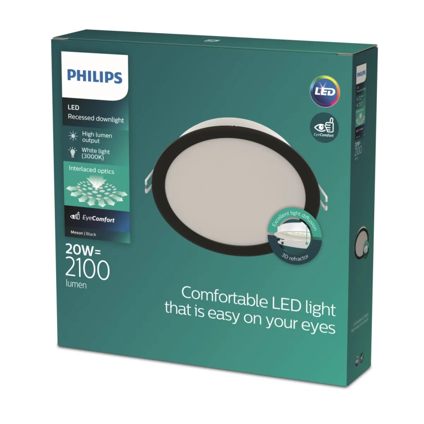 Philips - Lampada da incasso LED MESON LED/20W/230V 3000K