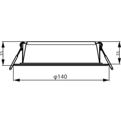 Philips - Lampada da incasso MESON LED/12,5W/230V 4000K