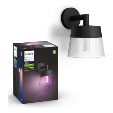 Philips - Lampada da parete esterna dimmerabile LED RGBW Hue ATTRACT LED/8W/230V 2000-6500K IP44