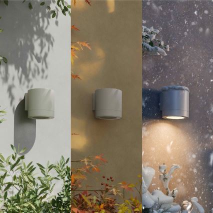 Philips - Lampada da parete per esterni FYLX 1xGU10/5W/230V bianca IP44