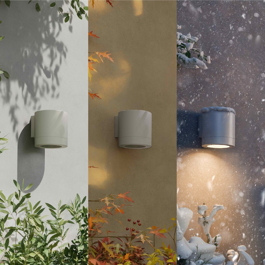 Philips - Lampada da parete per esterni FYLX 1xGU10/5W/230V bianca IP44