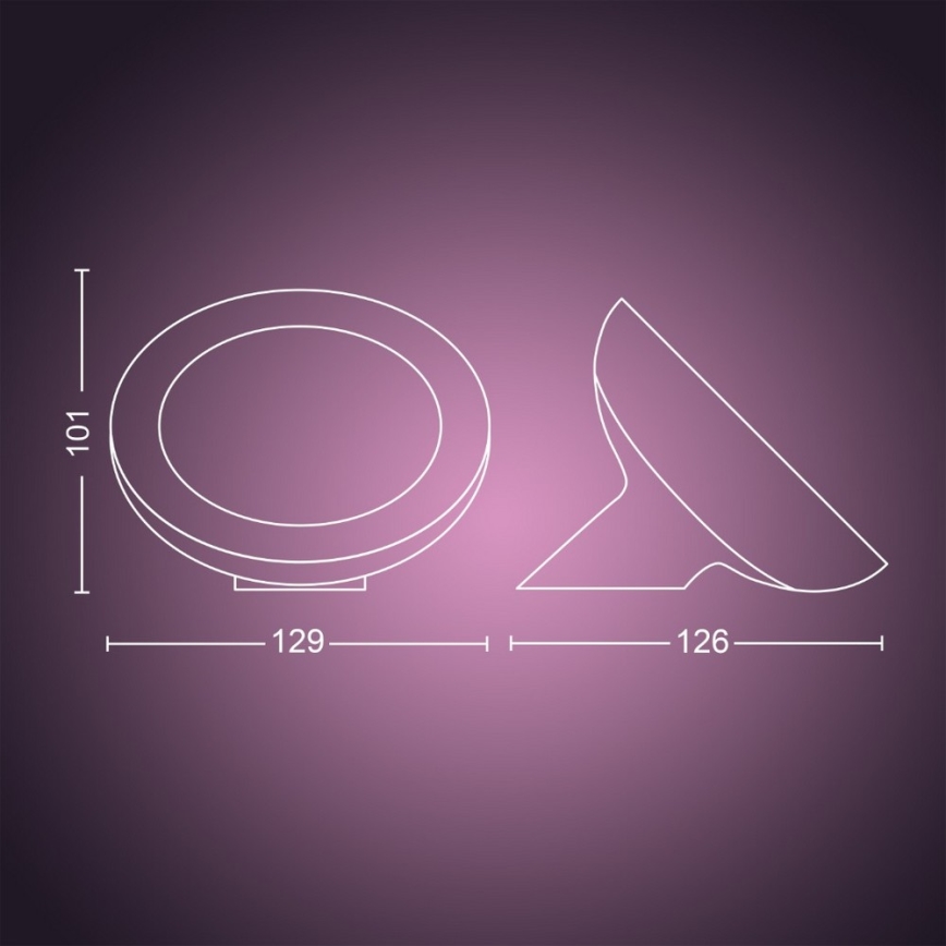Philips - Lampada da tavolo dimmerabile LED RGB Hue BLOOM LED/7,1W/230V