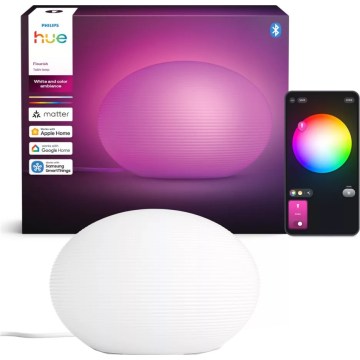 Philips - Lampada da tavolo dimmerabile LED RGB Hue FLOURISH White And Color Ambiance 1xE27/8,1W/230V 1000-20000K