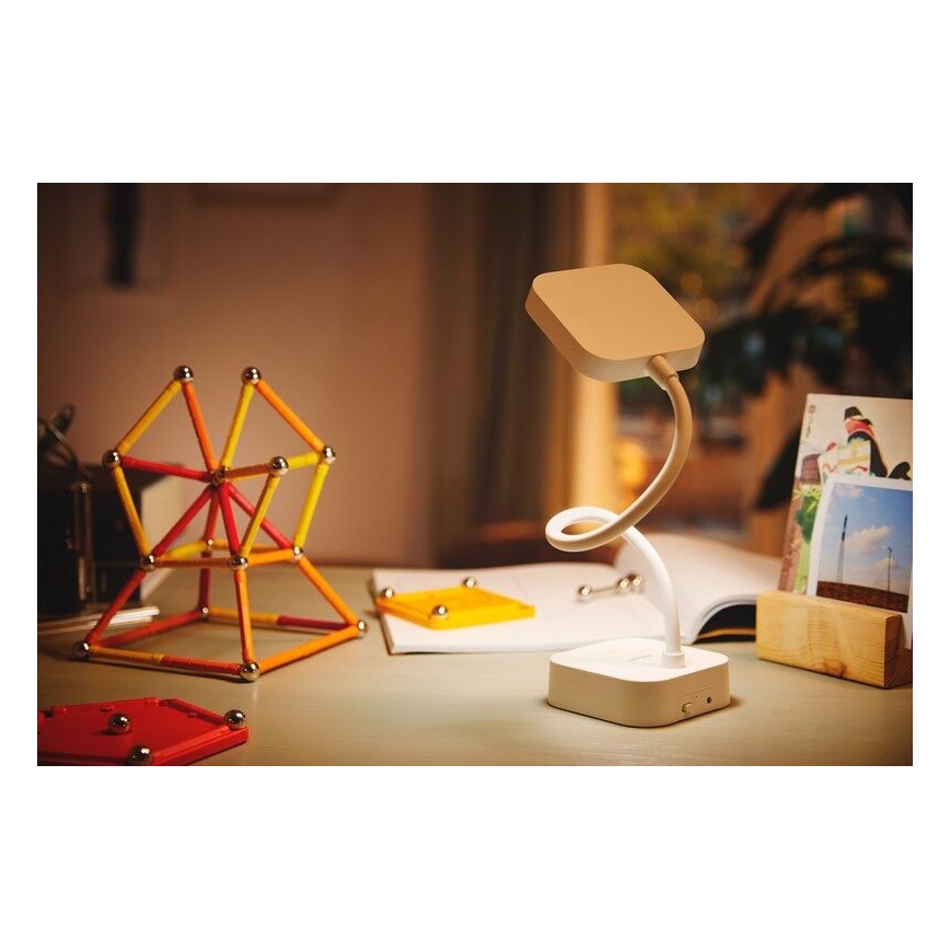 Philips - Lampada da tavolo LED dimmerabile con funzione Touch ROCK LED/5W/5V 1800 mAh