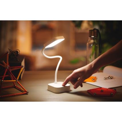 Philips - Lampada da tavolo LED dimmerabile con funzione Touch ROCK LED/5W/5V 1800 mAh