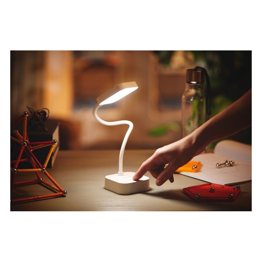 Philips - Lampada da tavolo LED dimmerabile con funzione Touch ROCK LED/5W/5V 1800 mAh