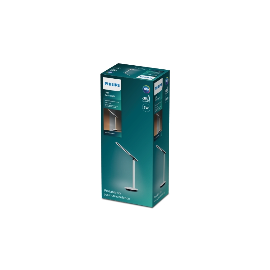 Philips - Lampada da tavolo LED dimmerabile con funzione Touch ROCK LED/5W/5V 1800 mAh