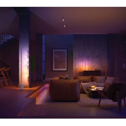 Philips - Lampada da tavolo LED RGB dimmerabile Hue SIGNE LED/12W/230V 2000-6500K bianco