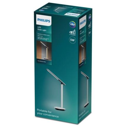 Philips - Lampada da tavolo LED touch dimmerabile AVORIO LED/5W/5V 2700/3600/5000K CRI 90