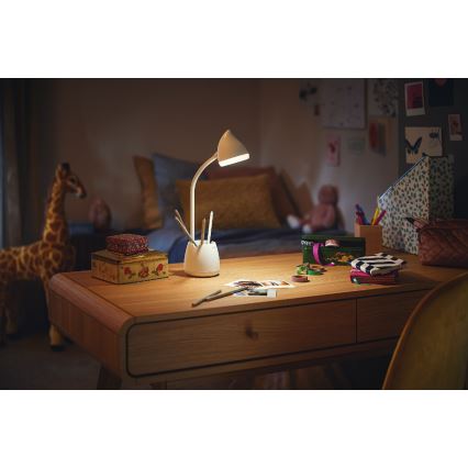 Philips - Lampada da tavolo LED touch dimmerabile HAT LED/4,5W/5V 3000/4000/5700K CRI 90