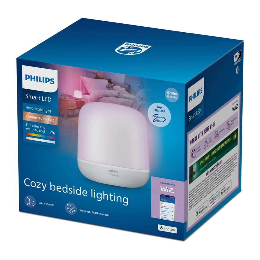 Philips - Lampada da tavolo dimmerabile a sfioramento LED RGBW SMART LED/8,5W/230V 2200-6500K Wi-Fi