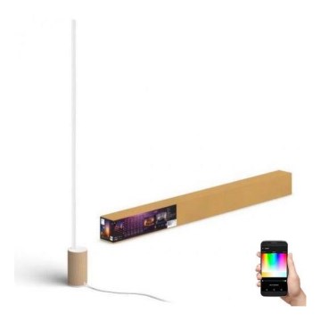 Philips - Lampada da terra dimmerabile LED RGBW Hue SIGNE LED/29W/230V 2000-6500K beige