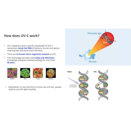 Philips - Lampada germicida con sensore UV-C/24W/230V