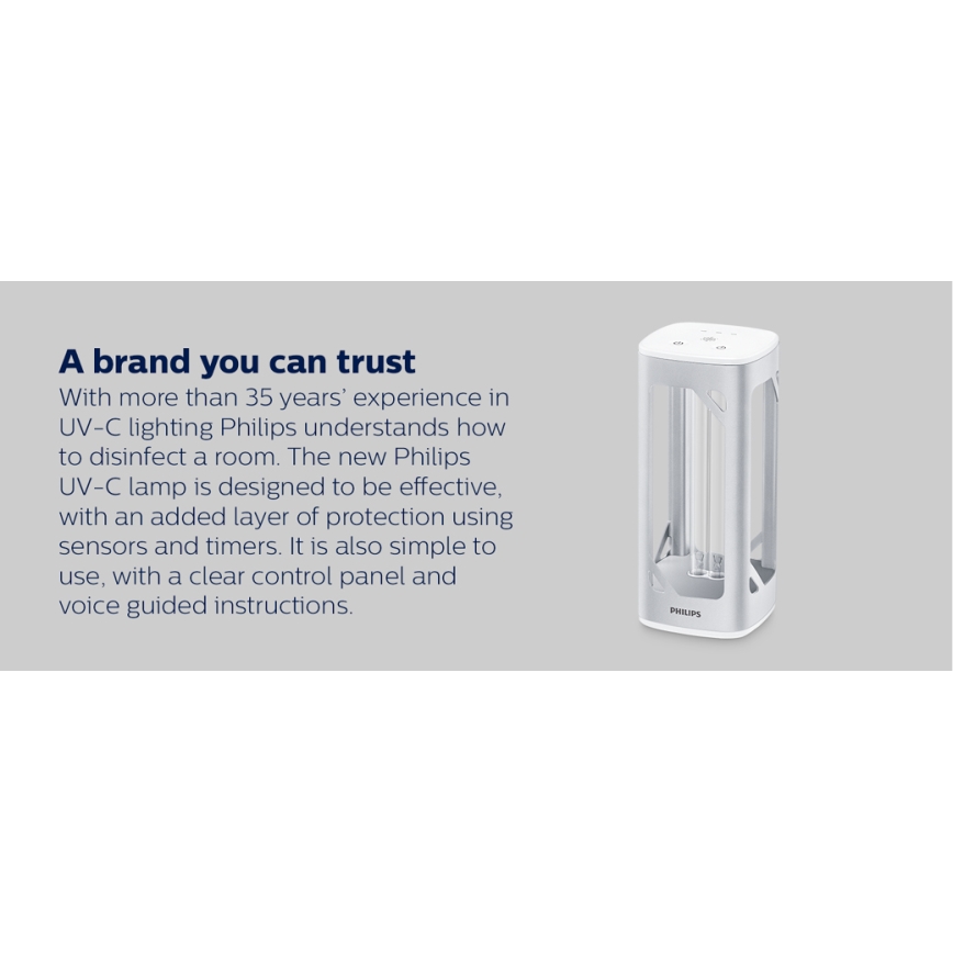 Philips - Lampada germicida con sensore UV-C/24W/230V