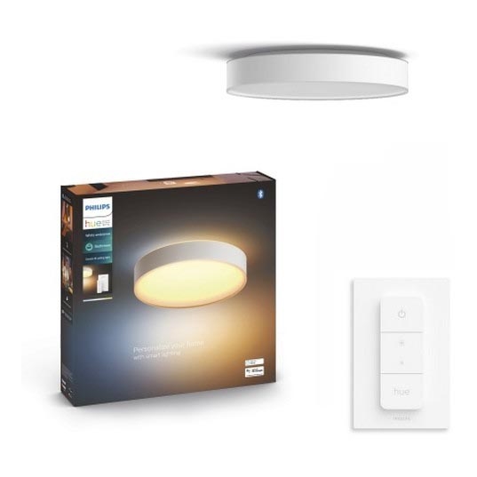 Philips - Lampada LED da bagno dimmerabile Hue DEVERE LED/19,2W/230V IP44 d. 381 mm 2200-6500K + telecomando