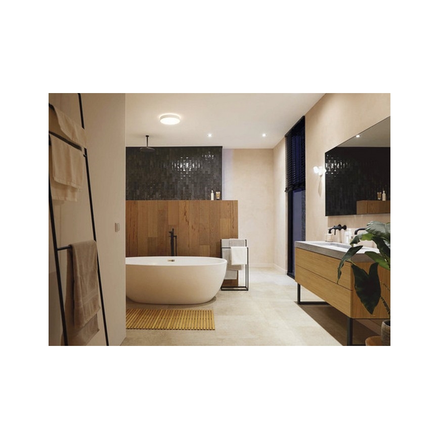 Philips - Lampada LED da bagno dimmerabile Hue DEVERE LED/33,5W/230V IP44 d. 425 mm 2200-6500K + telecomando