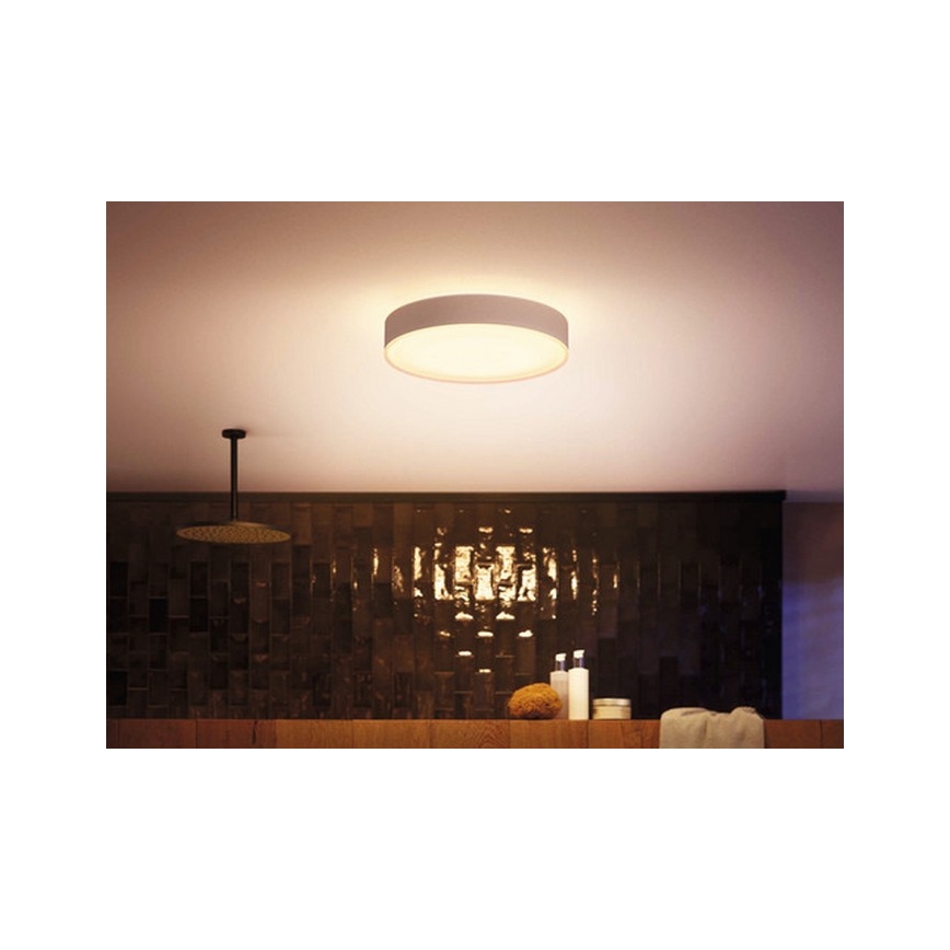 Philips - Lampada LED da bagno dimmerabile Hue DEVERE LED/33,5W/230V IP44 d. 425 mm 2200-6500K + telecomando