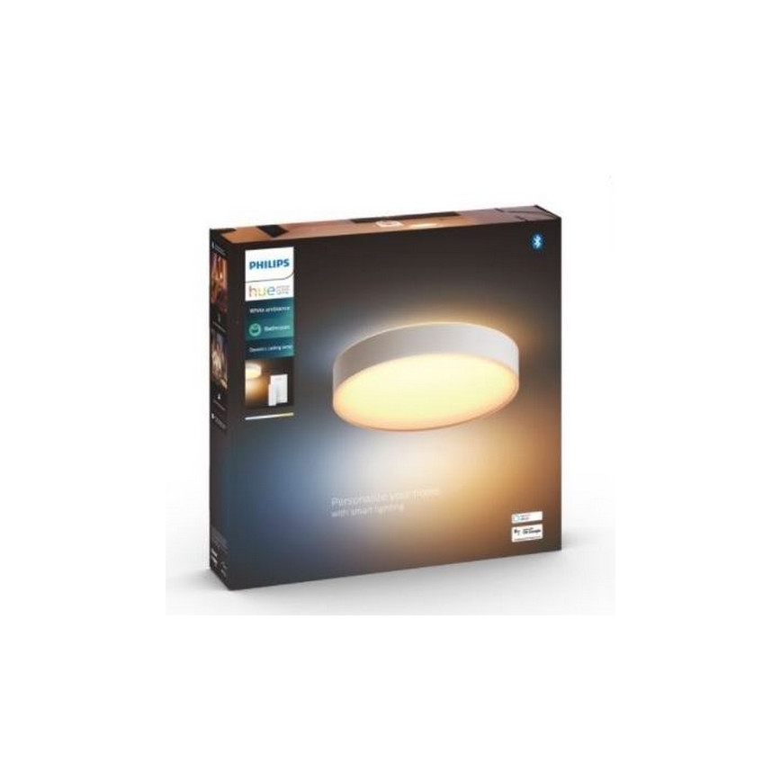 Philips - Lampada LED da bagno dimmerabile Hue DEVERE LED/33,5W/230V IP44 d. 425 mm 2200-6500K + telecomando