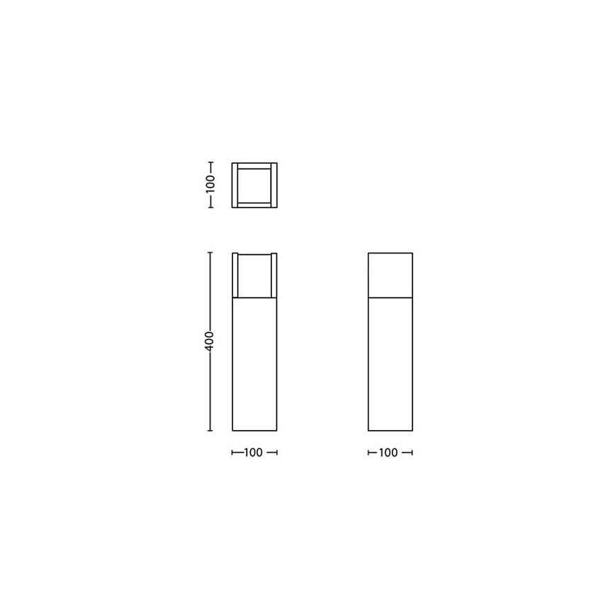 Philips - Lampada LED da esterno LED/3,8W/230V 40 cm 3000K IP44