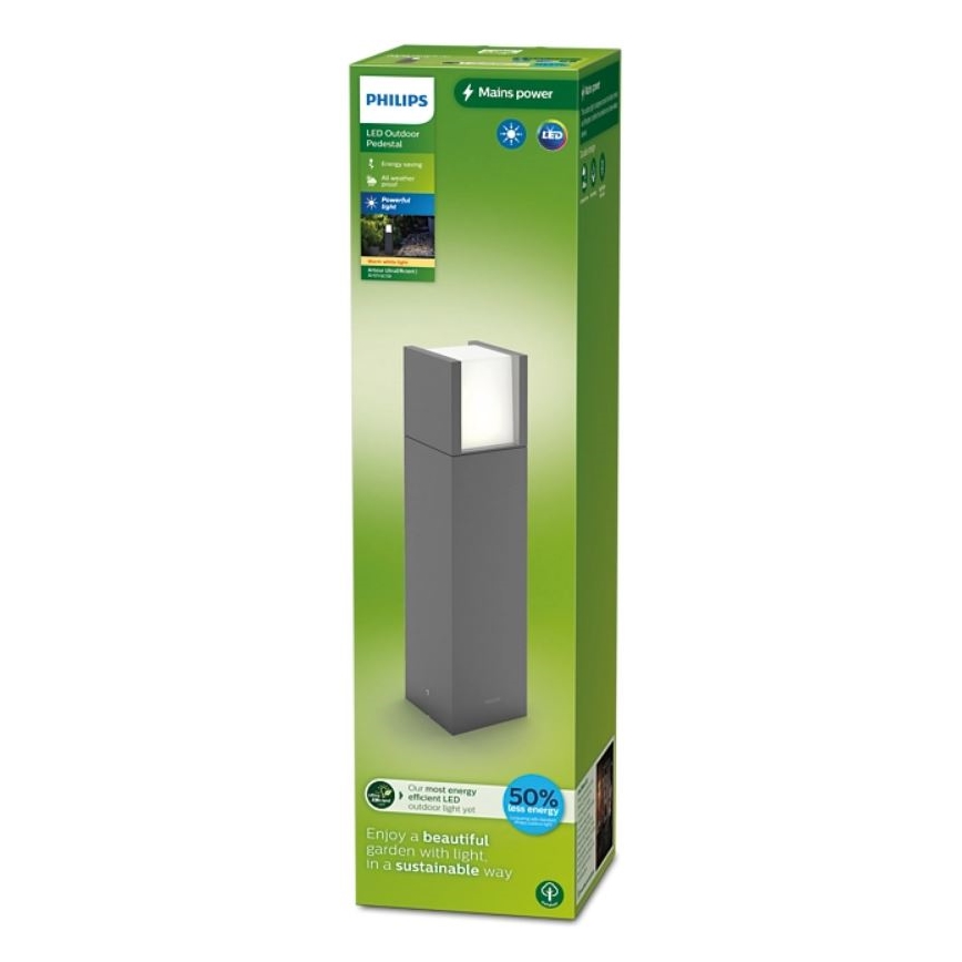 Philips - Lampada LED da esterno ARBOUR LED/3,8W/230V 40 cm 2700K IP44