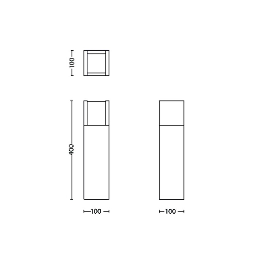 Philips - Lampada LED da esterno ARBOUR LED/3,8W/230V 40 cm 2700K IP44