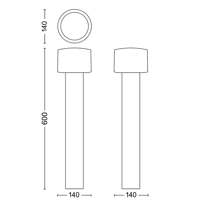 Philips - Lampada LED da esterno OTIS LED/4,3W/230V 2700K IP44
