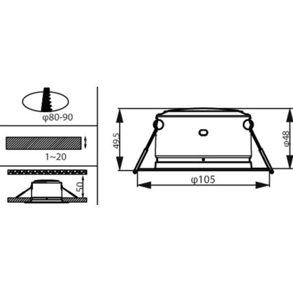 Philips - Lampada LED da incasso LED/2,2W/230V 3000K