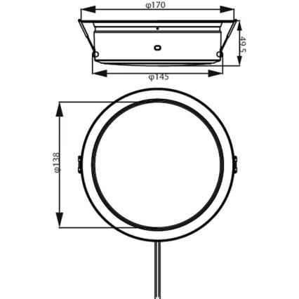 Philips - Lampada LED da incasso LED/6,5W/230V 3000K