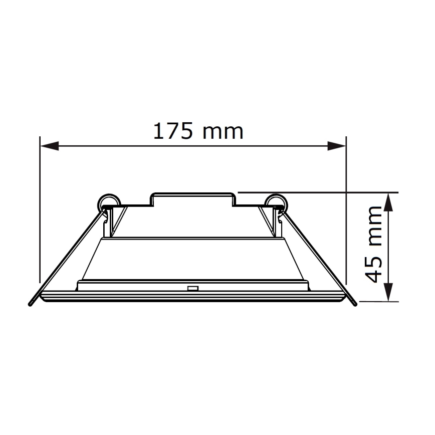 Philips - Lampada LED da incasso SLIM LED/11W/230V 3000K